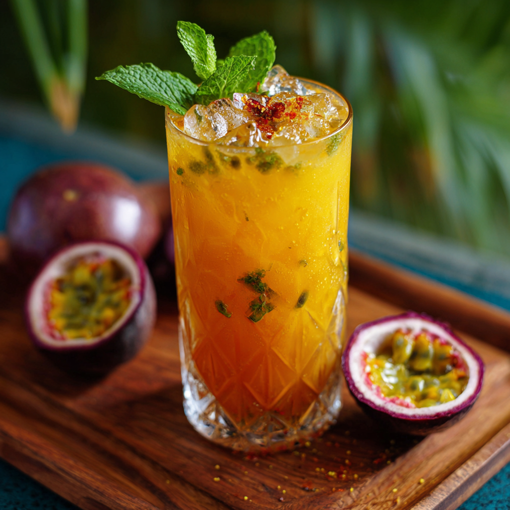 Mango Passion Mocktail Recipe - Recipe Image
