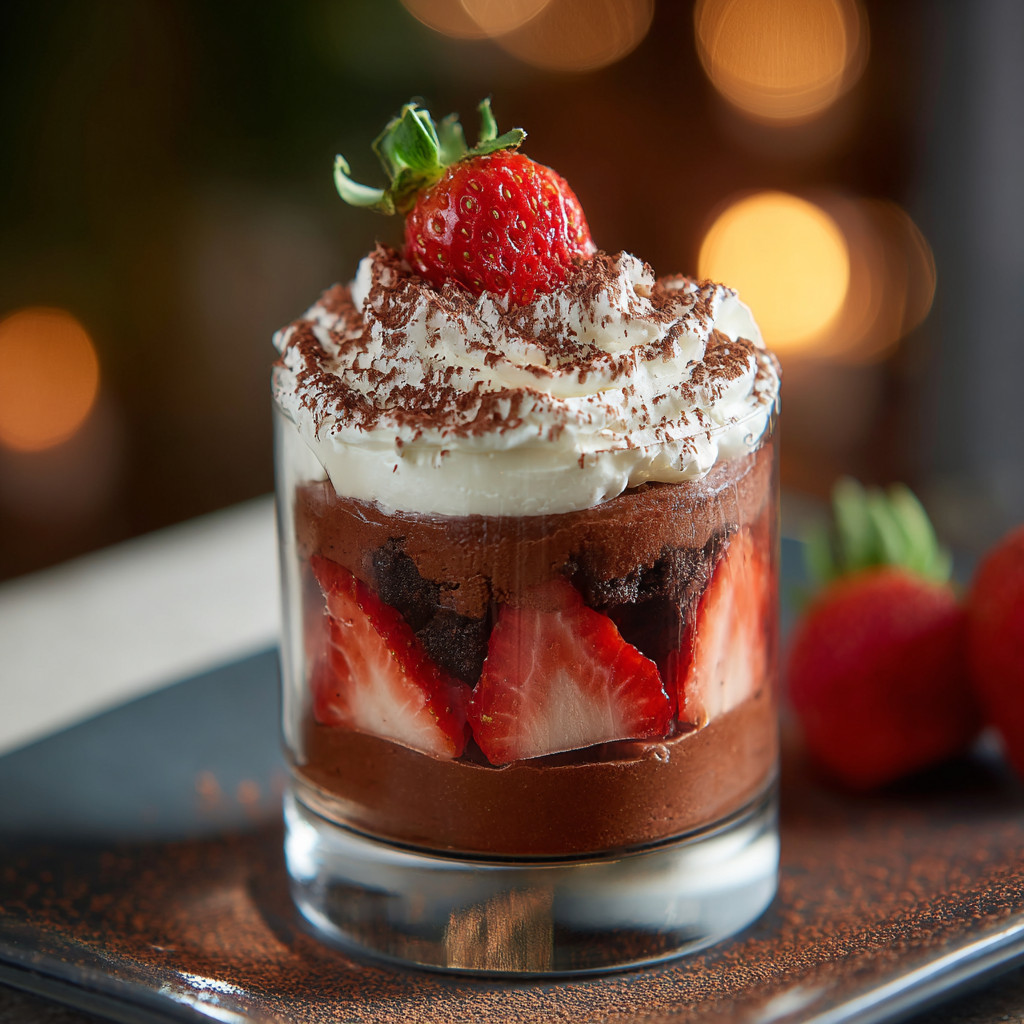 Chocolate Strawberry Parfait Recipe - Recipe Image