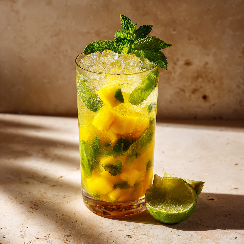 Mango Pineapple Mojito Recipe 3 Mango Pineapple Mojito Recipe - Recipe Image