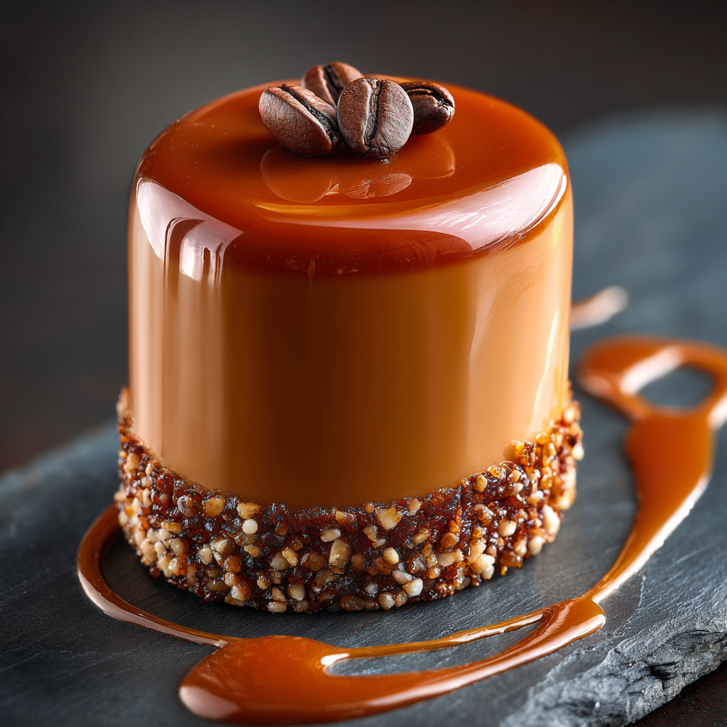 Espresso Caramel Crunch Cylinder Recipe - Recipe Image