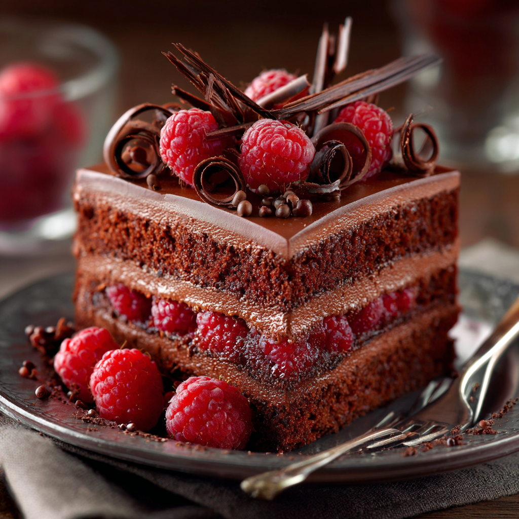 Chocolate Raspberry Velvet Cake Recipe 3 Chocolate Raspberry Velvet Cake Recipe - Recipe Image