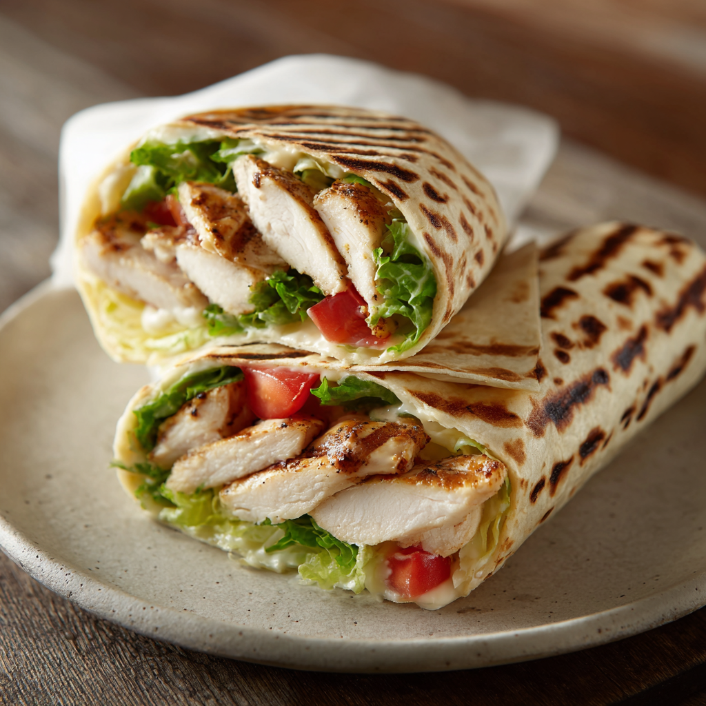 Chicken Wrap Recipe 3 Chicken Wrap Recipe - Recipe Image