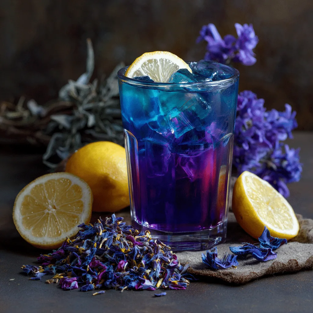 Butterfly Pea Lemonade Recipe - Recipe Image