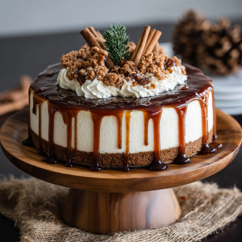 Gingerbread Spice Cheesecake Recipe