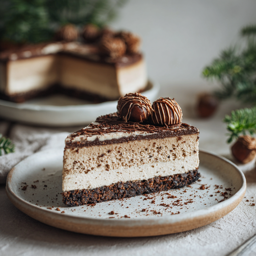 White Chocolate Pomegranate Cheesecake Recipe - Recipe Image