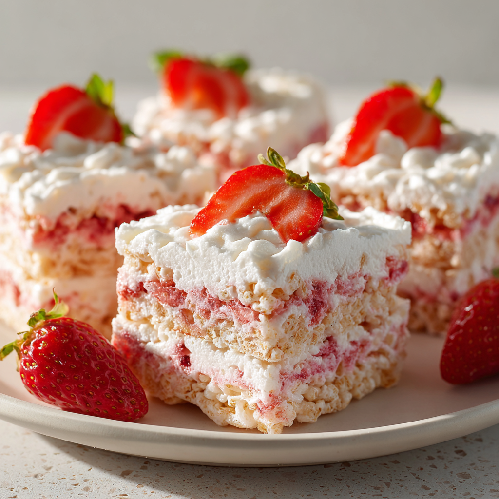 Strawberry Shortcake Rice Krispie Treats: An Amazing Ultimate Recipe