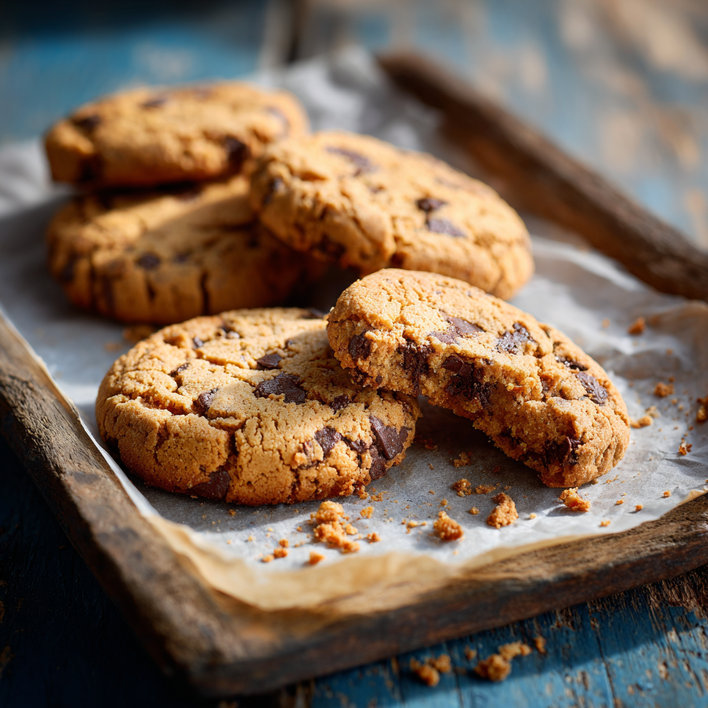 Vegan Peanut Butter Chocolate Chip Cookies Recipe