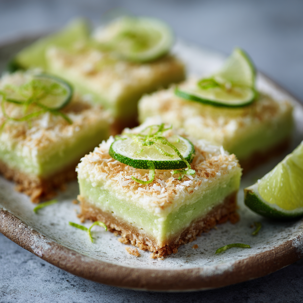 Vegan Coconut Lime Bars Recipe