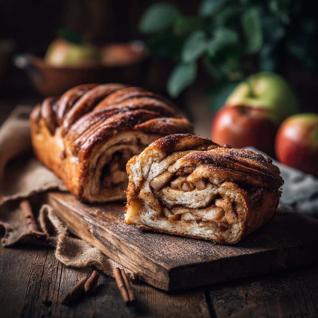 Vegan Apple Cinnamon Babka Rolls Recipe