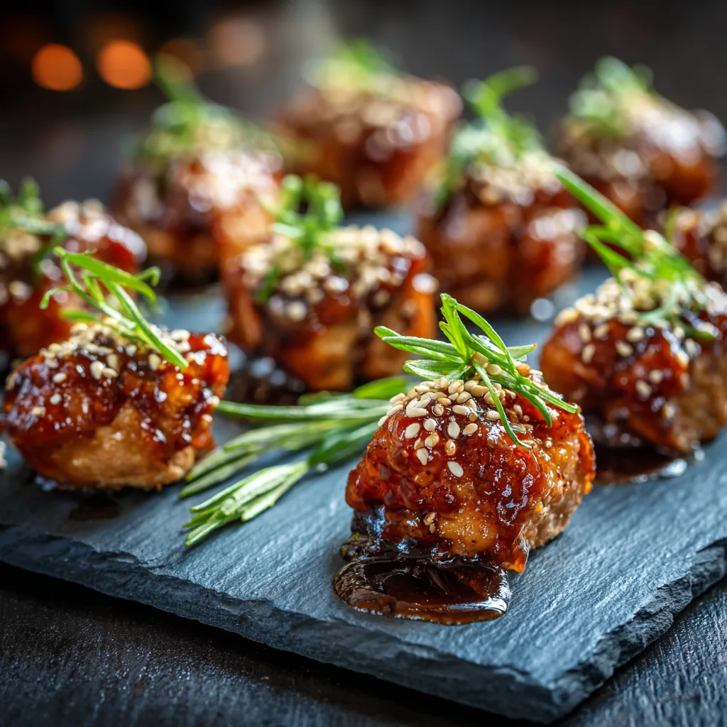 Spicy Honey Garlic Chicken Bites Recipe
