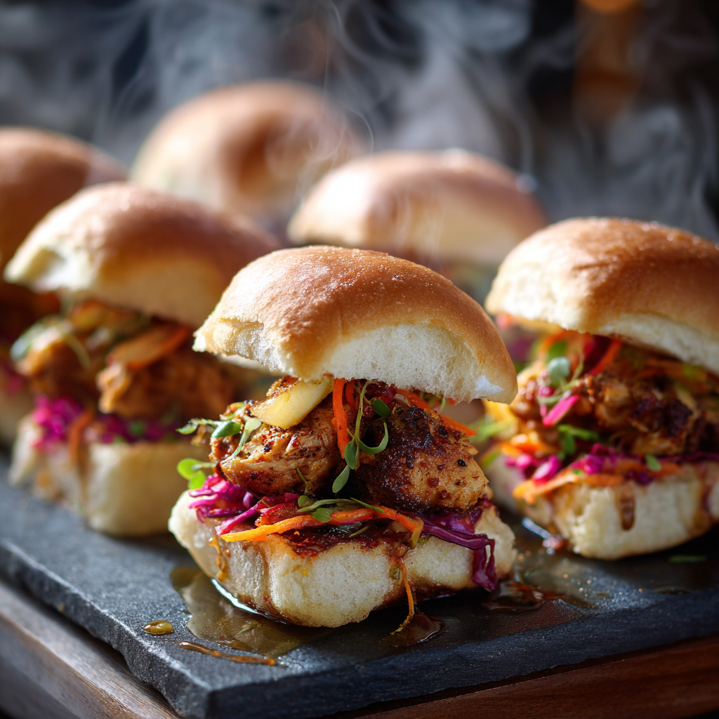 Spicy Chicken Shawarma Sliders Recipe