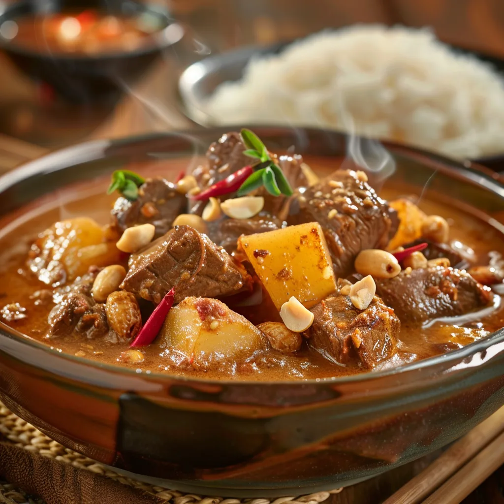 Easy Homemade Massaman Beef curry Recipe