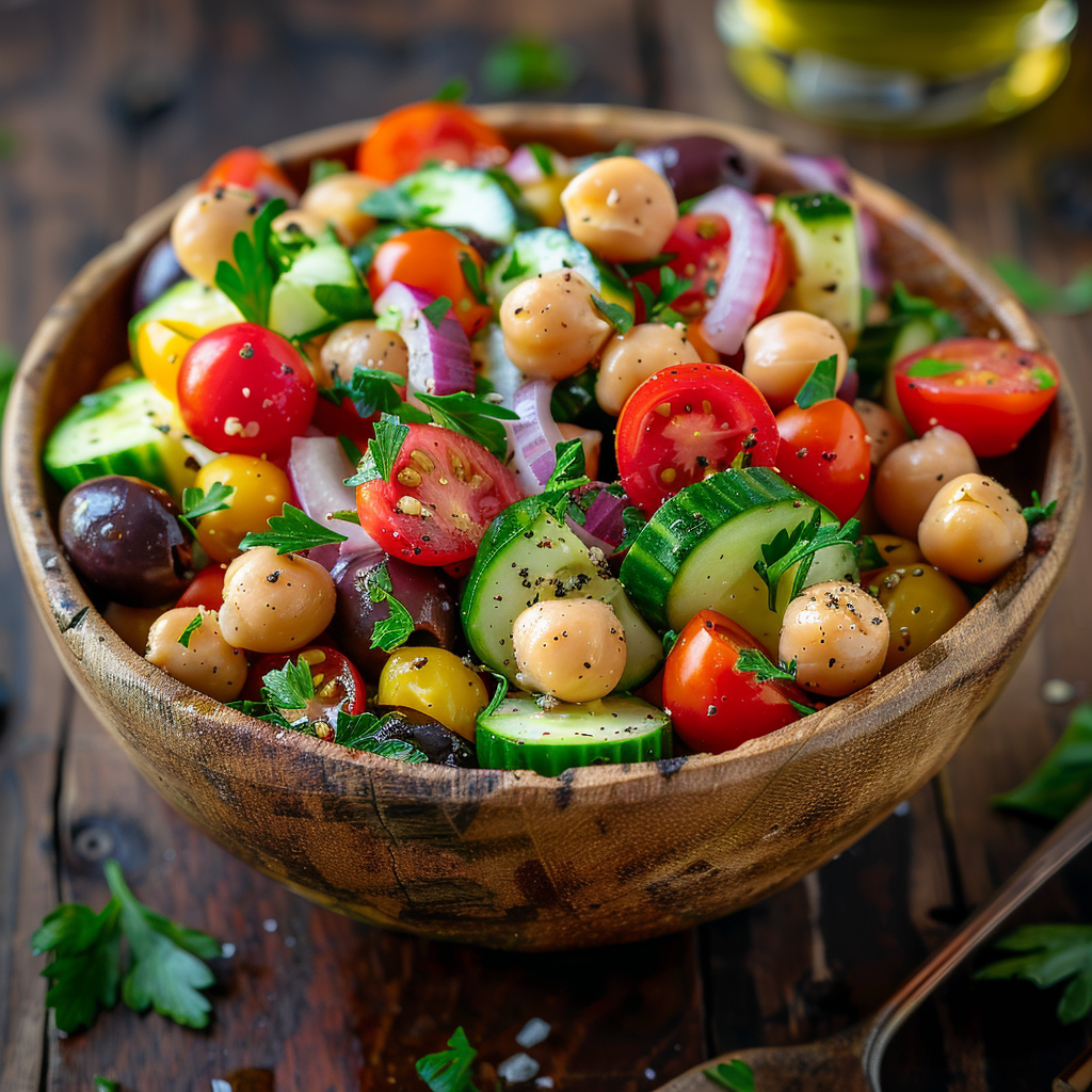 Mediterranean Chickpea Salad Recipe