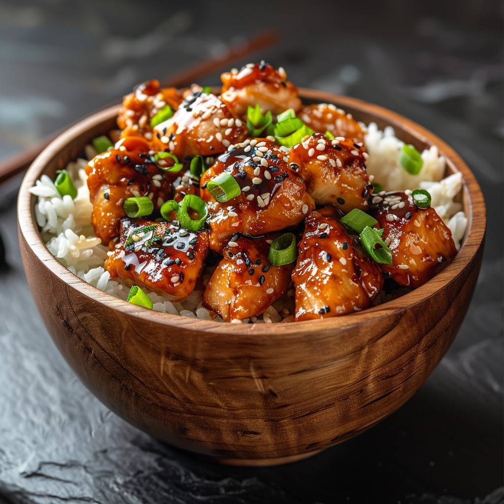 Teriyaki Chicken Rice Bowl Recipe