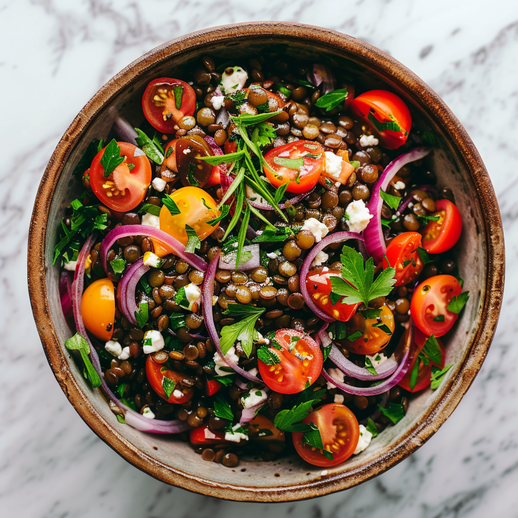 Mediterranean Lentil Salad Recipe