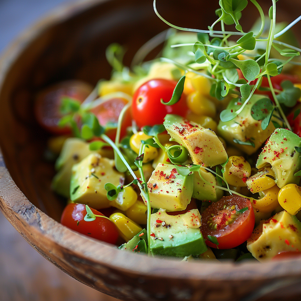 Creamy Avocado Corn Salad Recipe - Recipe Image
