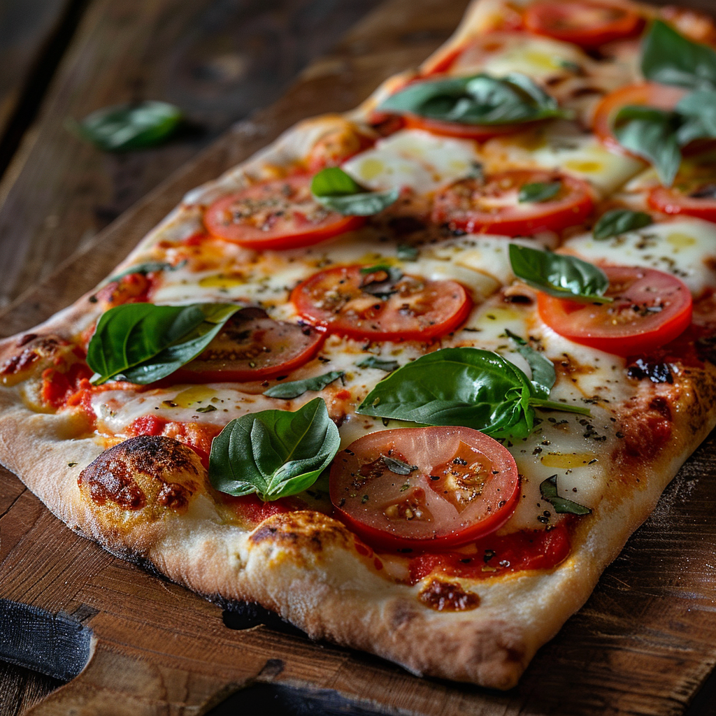 Margherita Flatbread Pizza Recipe