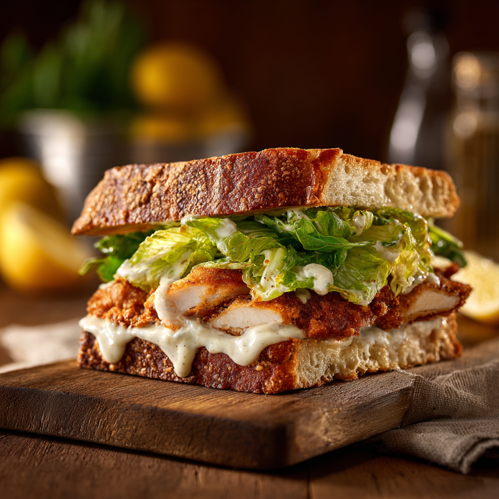 Crispy Chicken Caesar Sandwich: The Ultimate Recipe & Guide Recipe