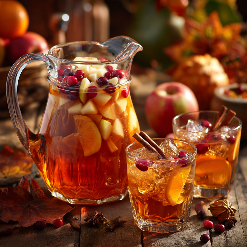 Sweet Tea Harvest Punch: A Refreshing Fall Delight Recipe