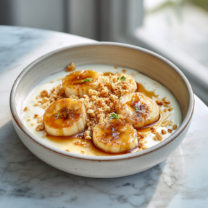 Caramel Banana Dessert Bowl Recipe