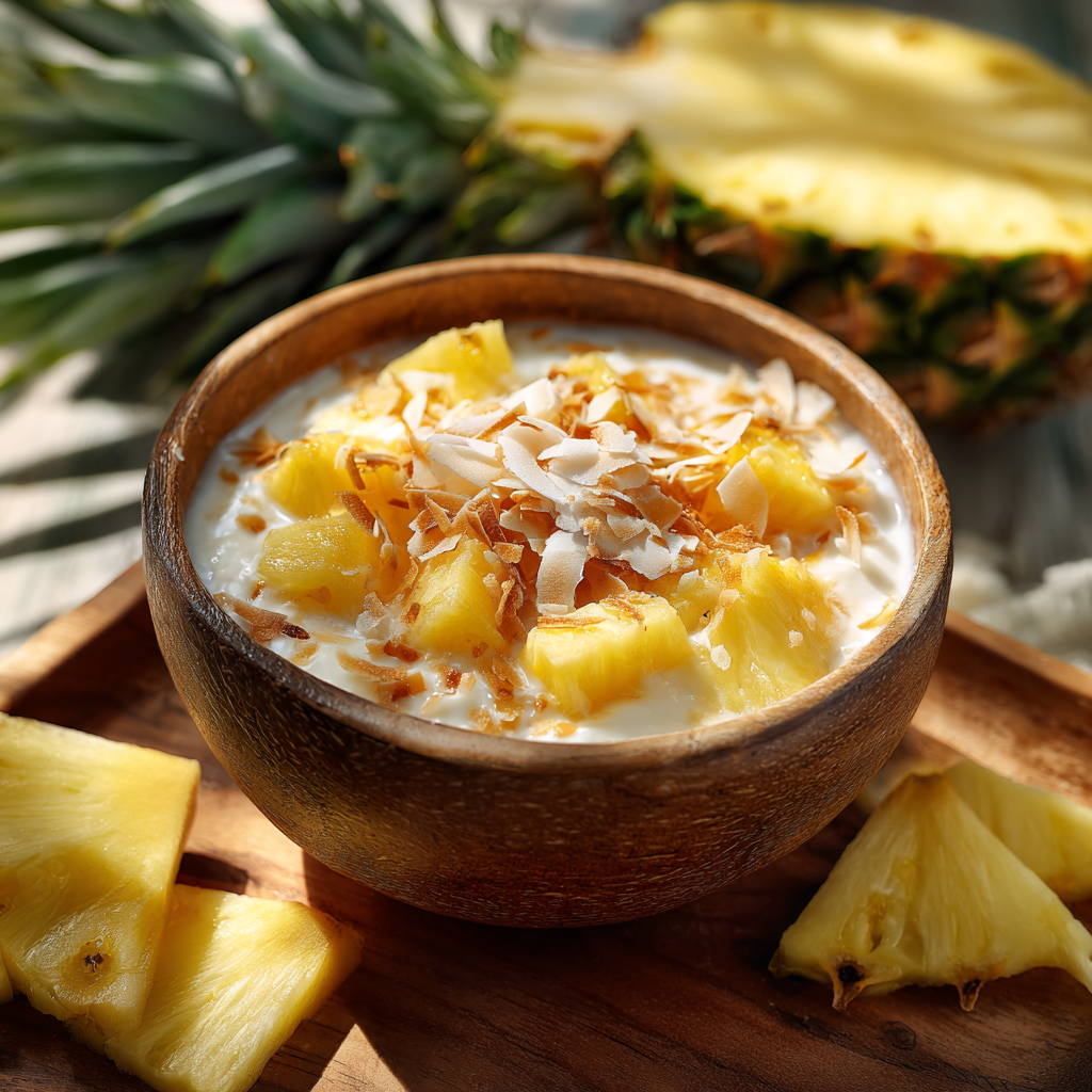 Pineapple Coconut Dessert Bowl Recipe