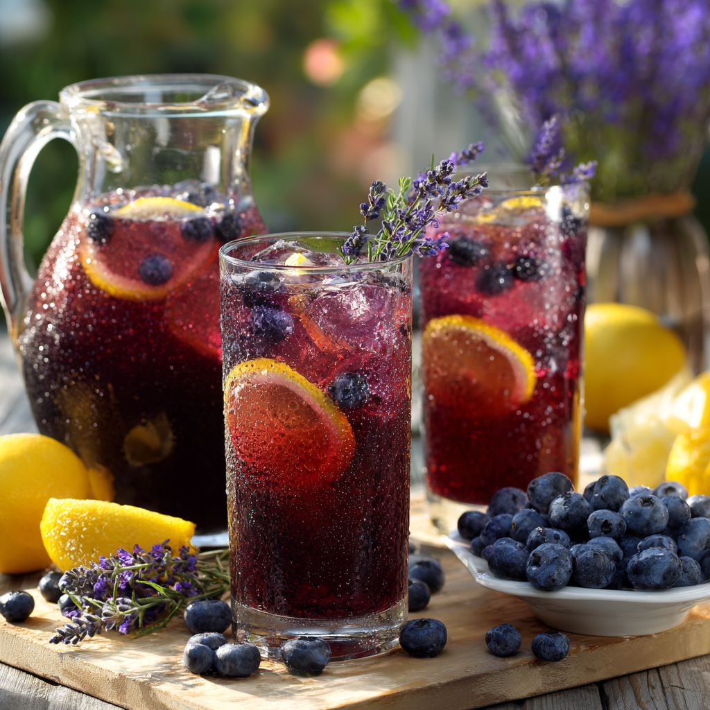 Blueberry Lavender Lemonade Recipe
