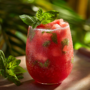 Watermelon Basil Cooler Recipe