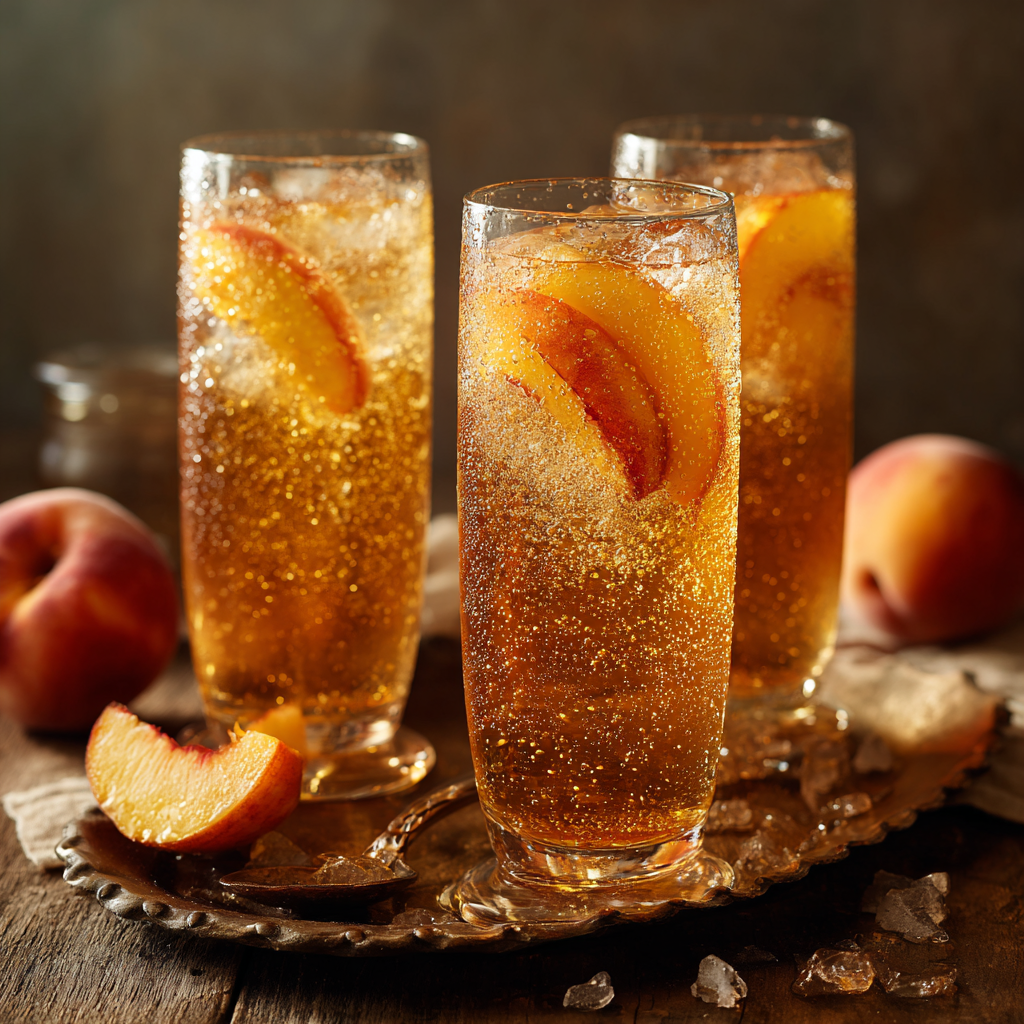Peach Iced Tea Fizz Recipe