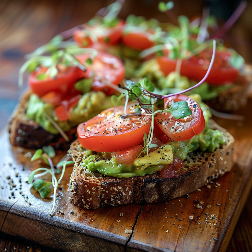 Avocado Tomato Toast Recipe