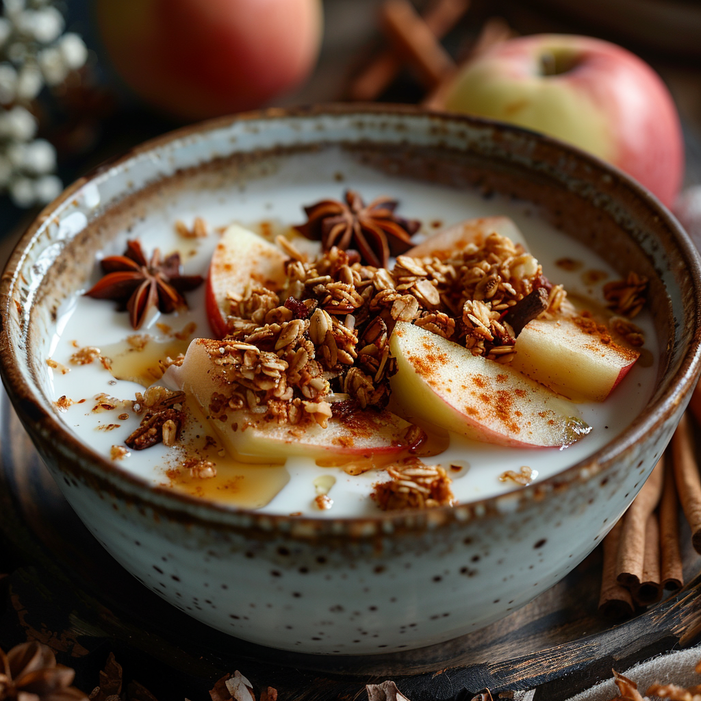 Apple Cinnamon Yogurt Bowl Recipe
