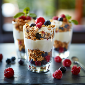 Berry Yogurt Crunch Cups Recipe