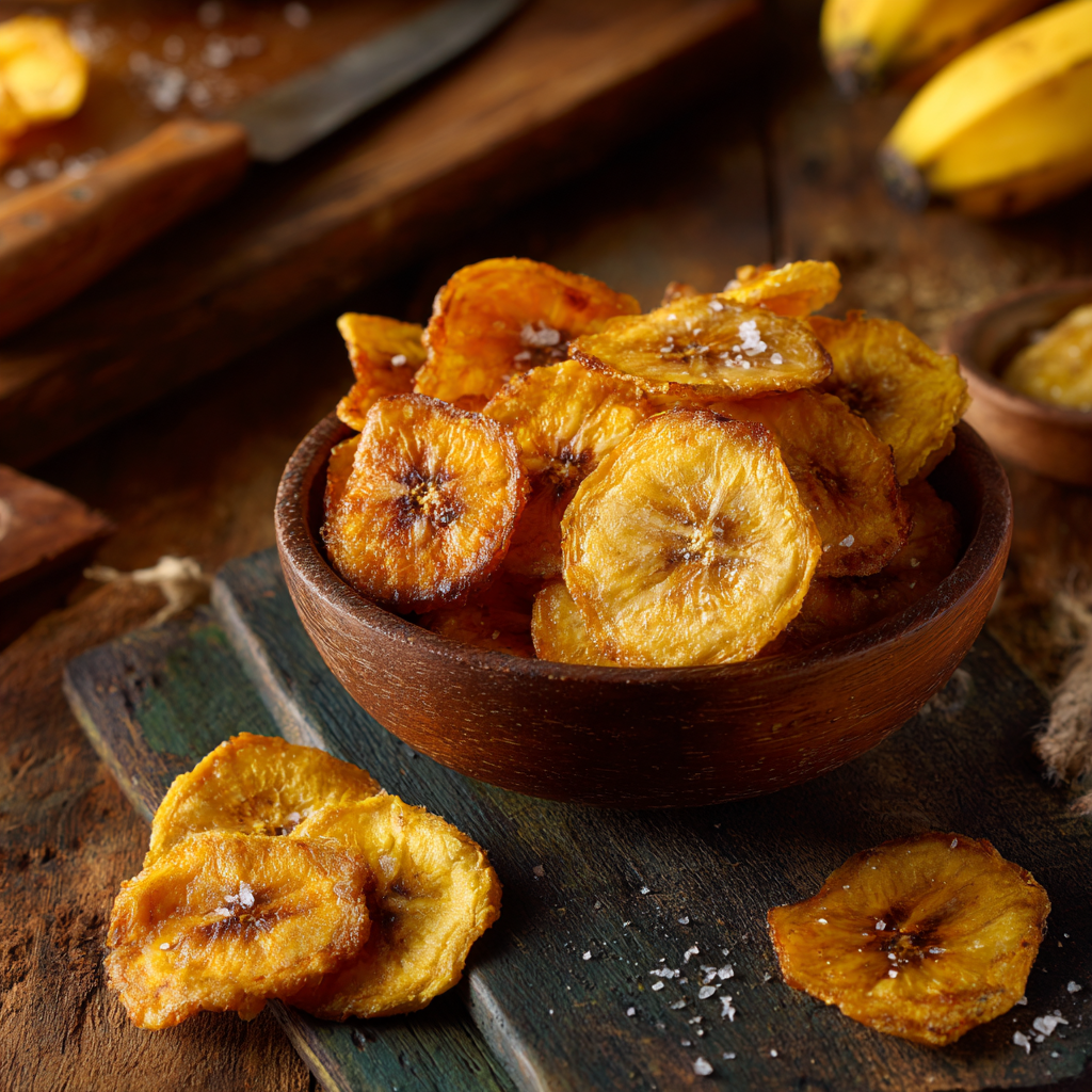 Air Fryer Plantain Chips Recipe