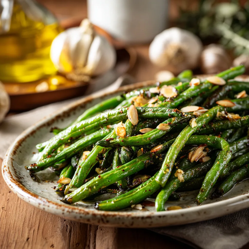 Roasted Frozen Green Beans Recipe