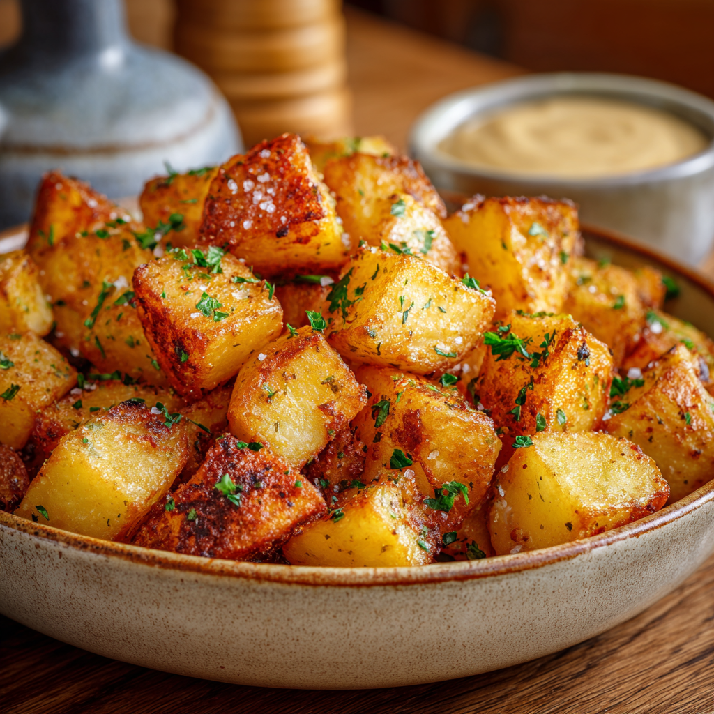 Air Fryer Diced Potatoes Recipe