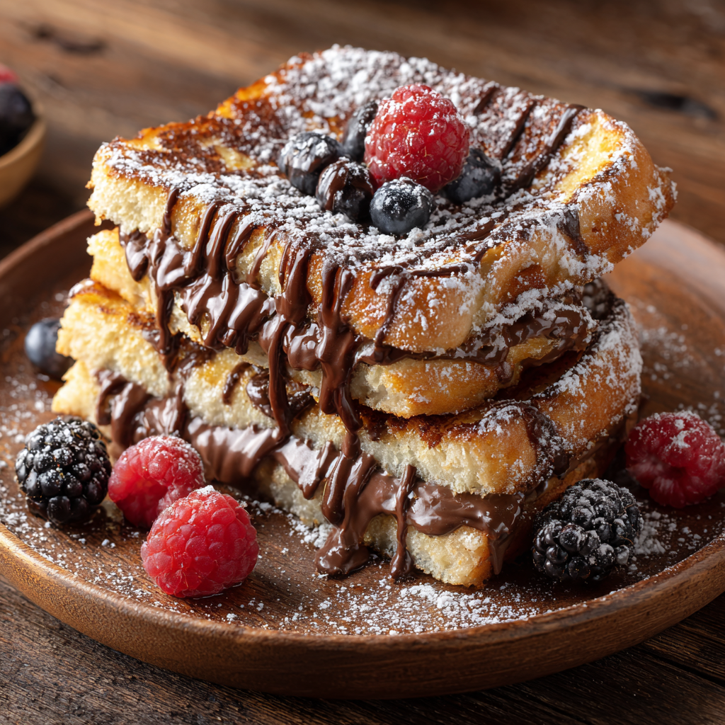 Nutella Stuffed French Toast Recipe