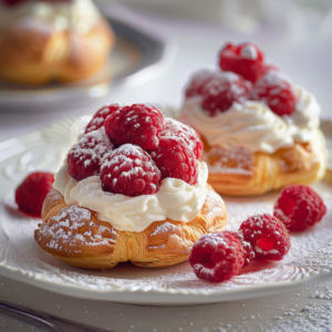 Raspberry Cream Puffs Recipe