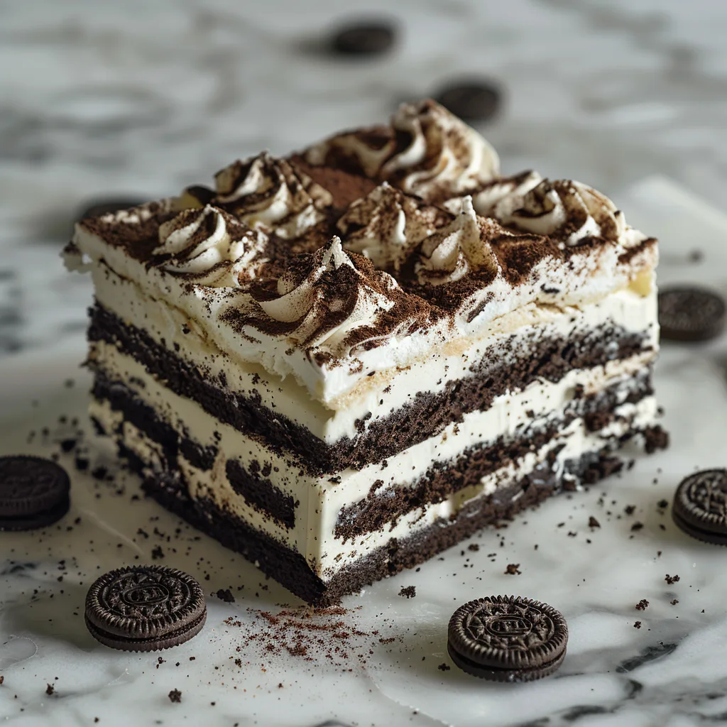 Oreo Icebox Cake Recipe