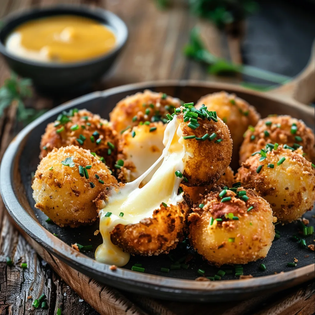 Cheesy Potato Balls Recipe - Recipe Image
