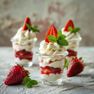 Strawberry Cream Cups Recipe
