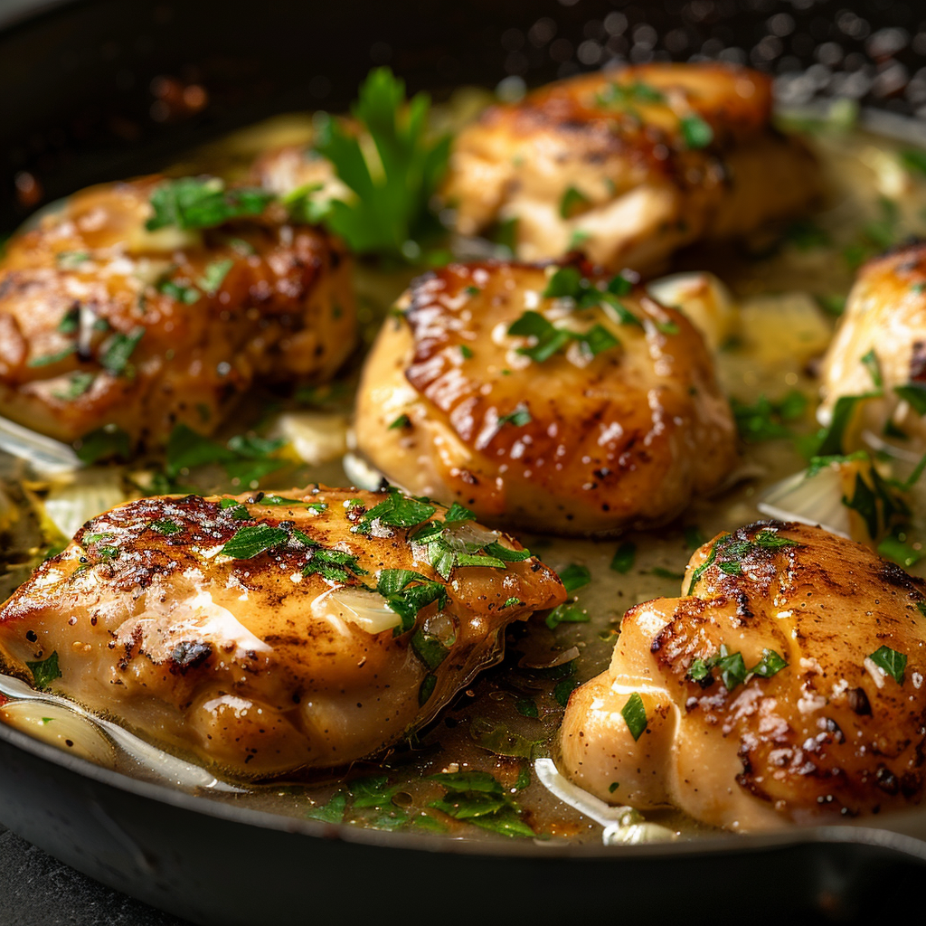 Garlic Butter Chicken Bites Recipe