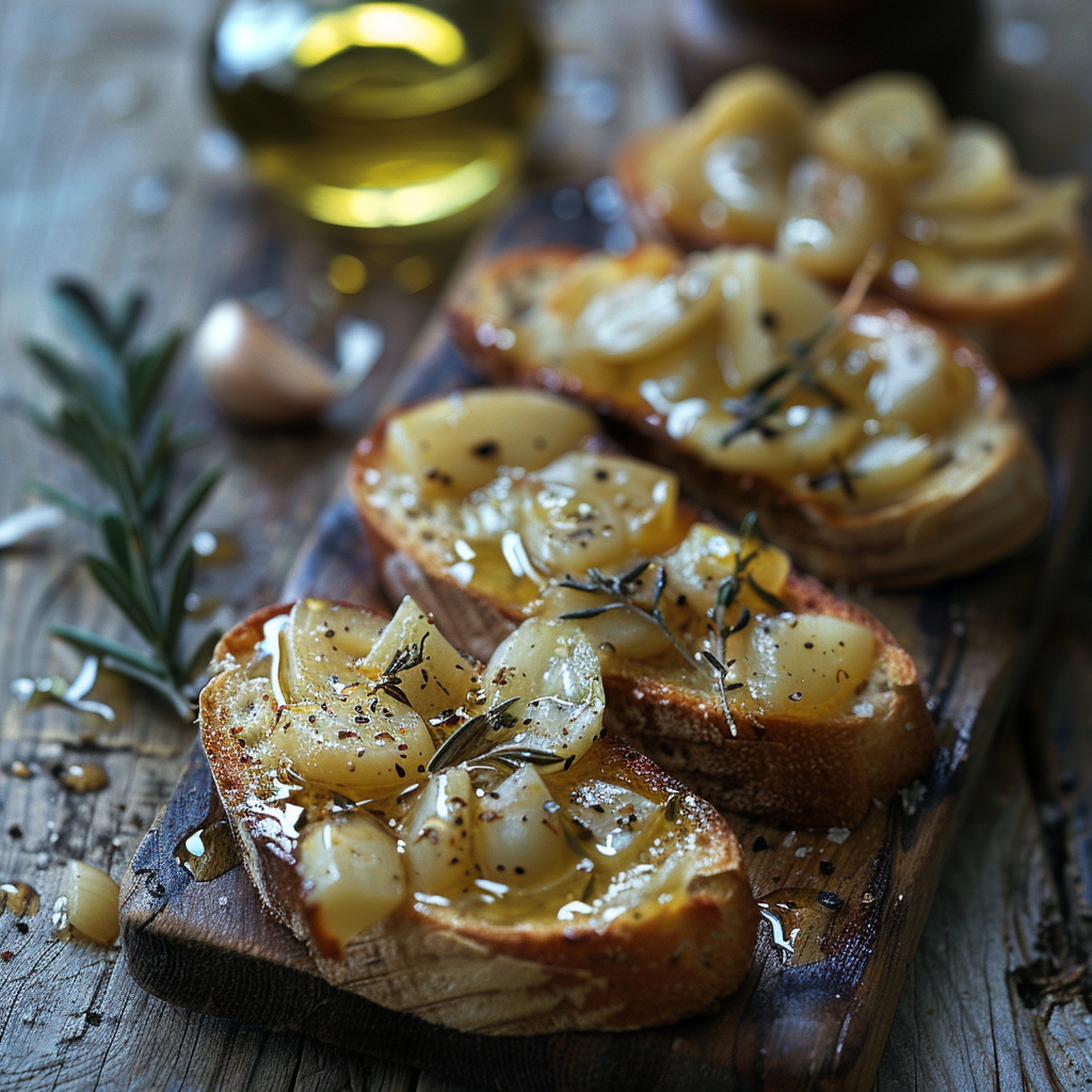 Garlic Confit Toast Recipe
