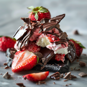 Chocolate Strawberry Yogurt Clusters Recipe