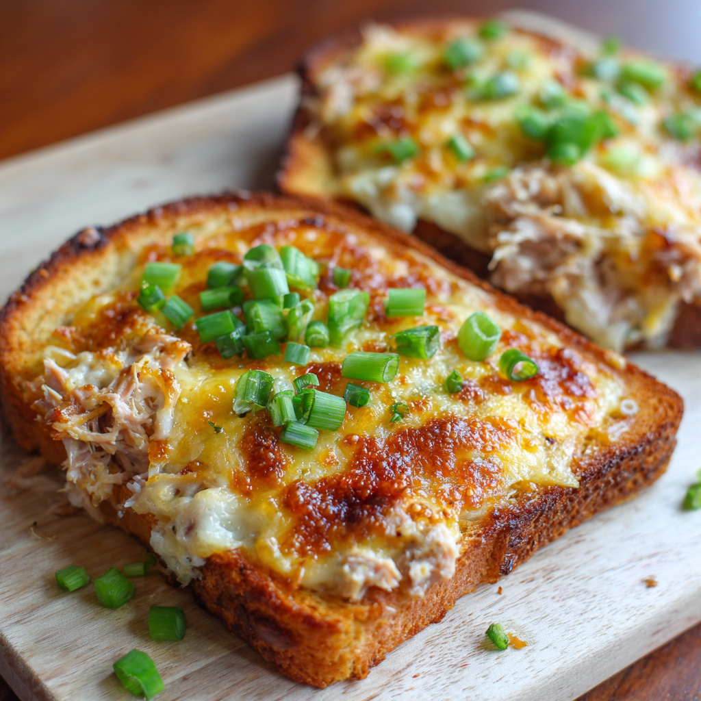 Tuna Cheese Melt Toast Recipe