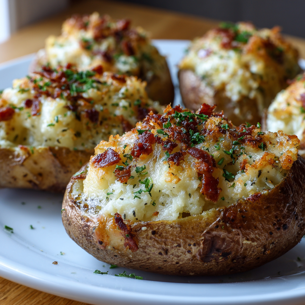 Cheese Stuffed Potatoes Recipe