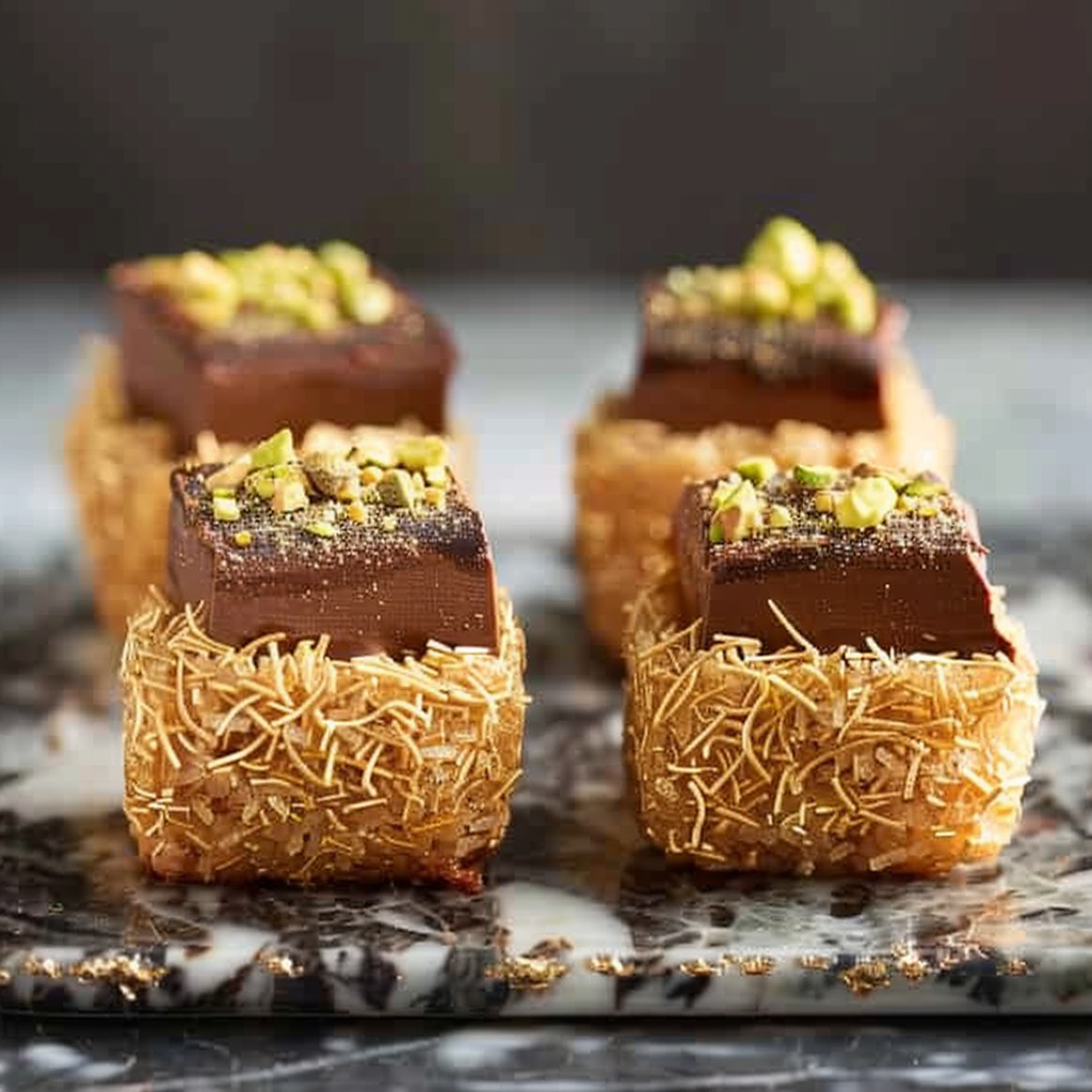 Dubai Chocolate Kunafa Cups 🍫 Recipe