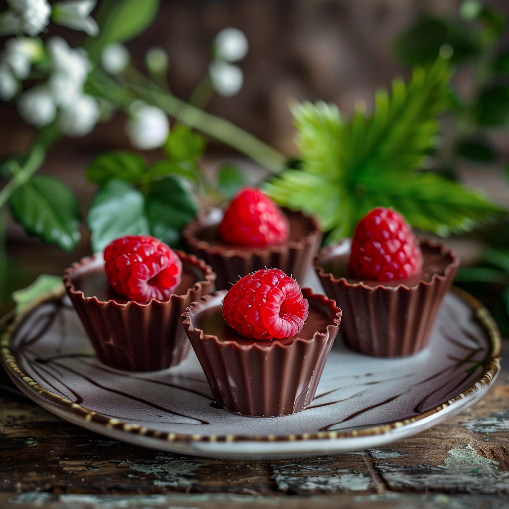 Raspberry Chocolate Cups ❤️ Recipe