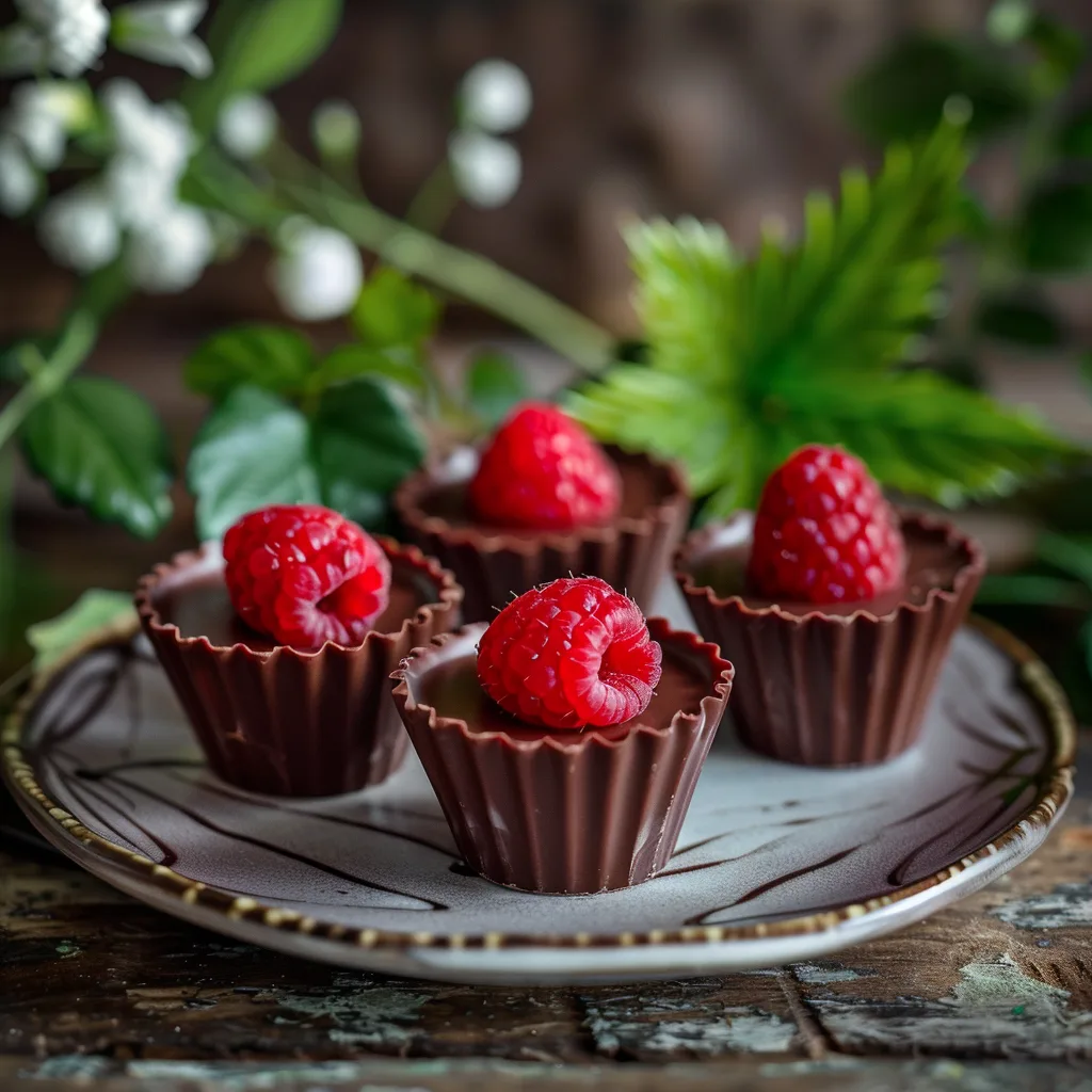 Raspberry Chocolate Cups ❤️ Recipe
