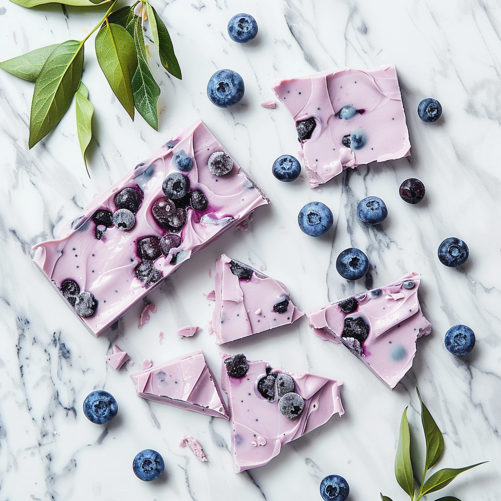 Blueberry Yogurt Bark 🫐 Recipe