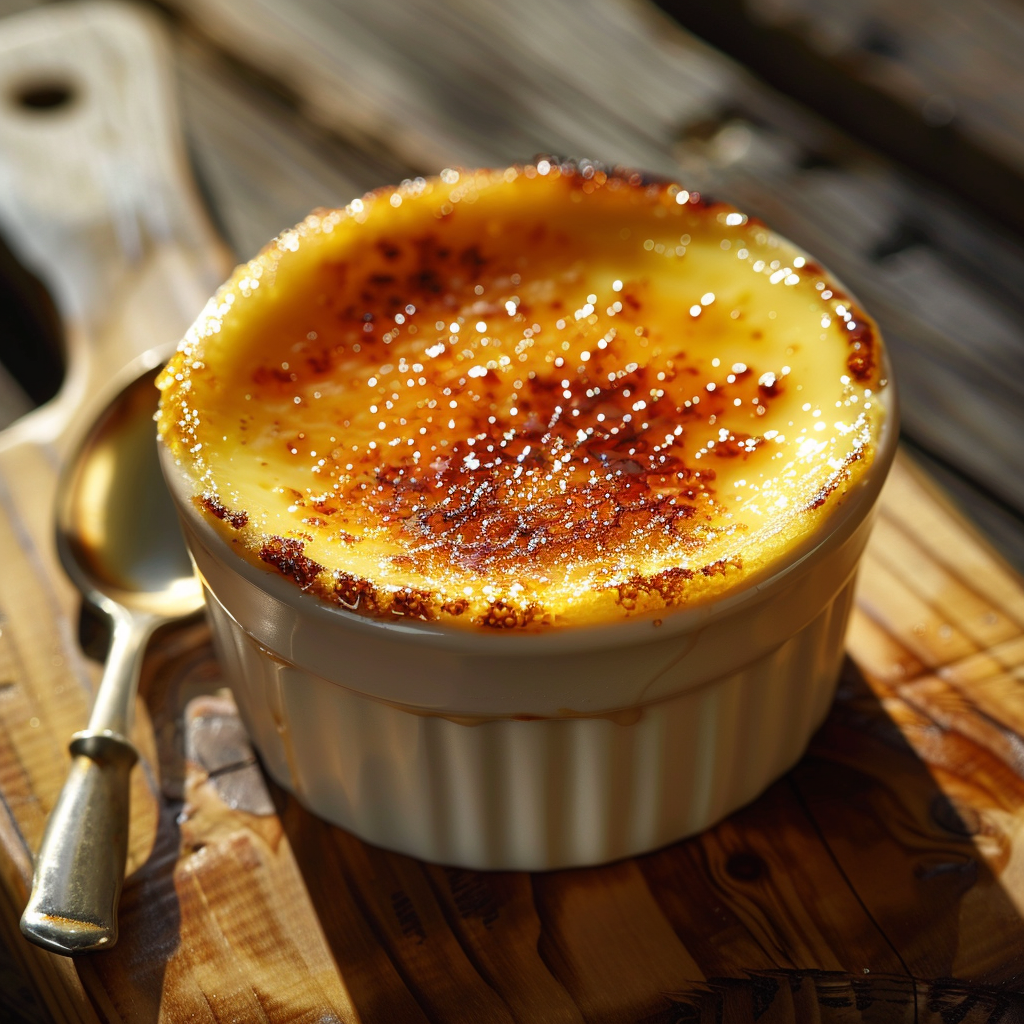 Vanilla Bean Crème Brûlée Elegance 🍮 Recipe 2 Vanilla Bean Crème Brûlée Elegance 🍮 Recipe - Recipe Image