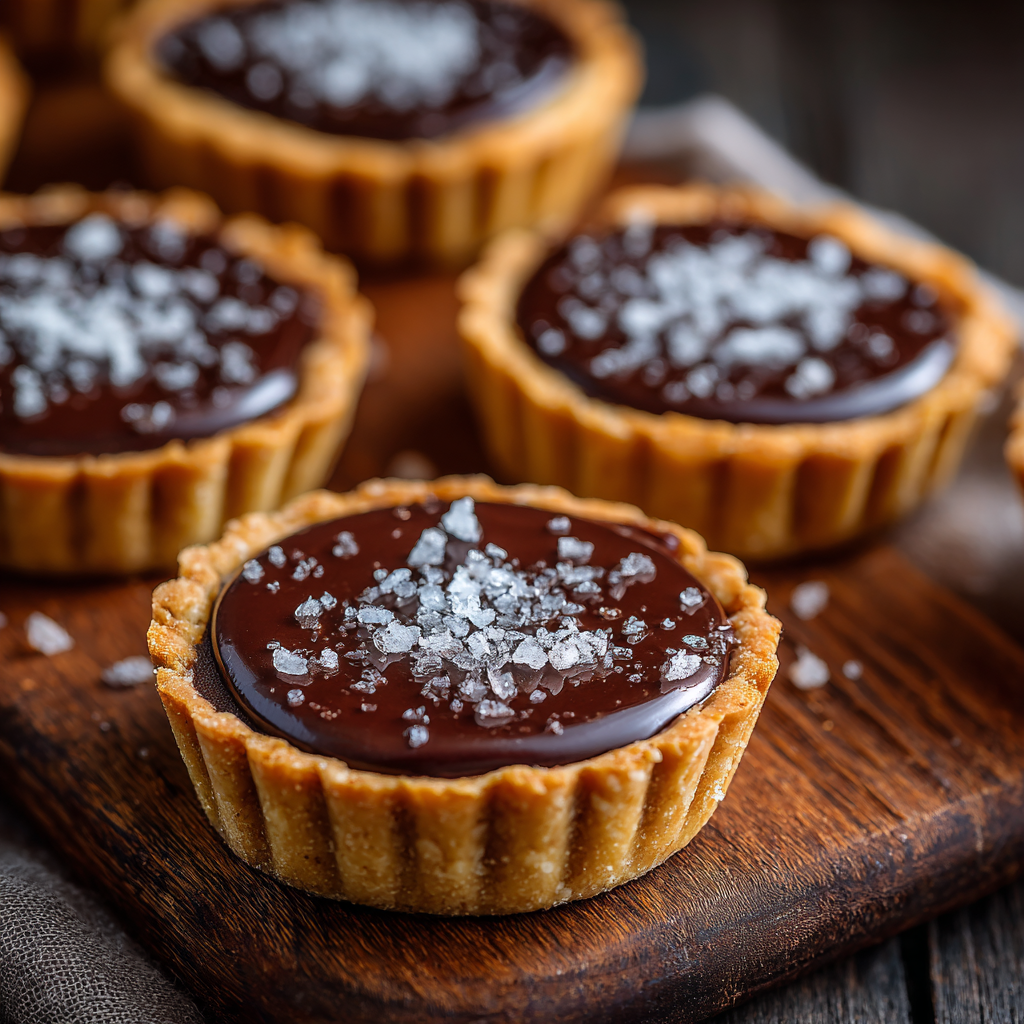 Salted Caramel Chocolate Tartlets Recipe